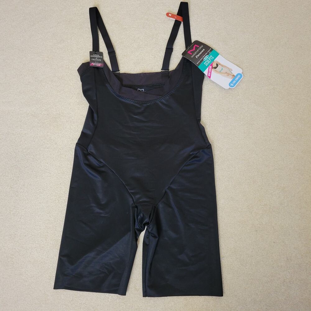 NWT Maidenform M Flexees Ultra Firm Cool Comfort Body Shaper Black